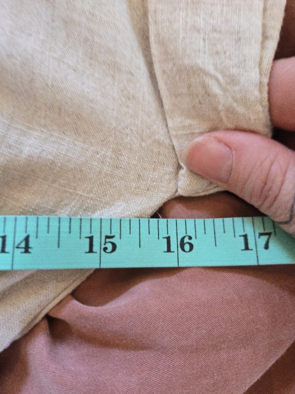 Dex | Cream Lightweight Viscose & Linen Blend Dress, Size S - Picture 5 of 10